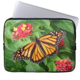 Capa Para Notebook Borboleta Monarca em Lantana