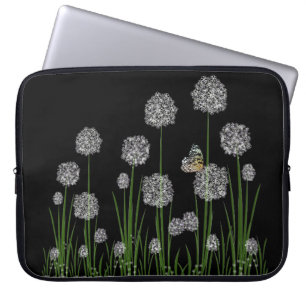 Capa Para Notebook Borboleta Na Bolsa de laptop Dandelions