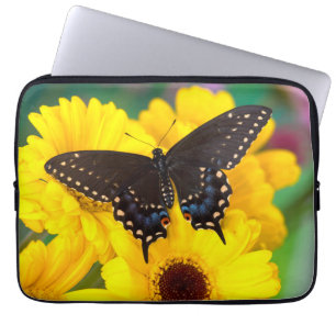 Capa Para Notebook Borboleta preta