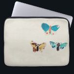 Capa Para Notebook Borboletas azuis de safena. Odilon Redon<br><div class="desc">Borboletas azuis de Vintage Watercolor de Odilon Redon.</div>