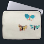 Capa Para Notebook Borboletas azuis de safena. Odilon Redon<br><div class="desc">Borboletas azuis de Vintage Watercolor de Odilon Redon.</div>