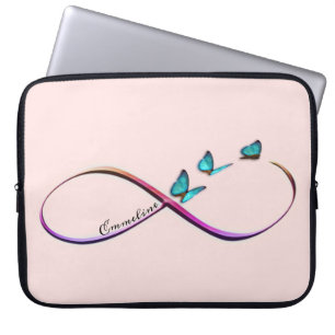 Capa Para Notebook borboletas infinitas