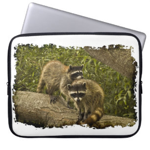 Capa Para Notebook Borda Branca dos Raccolons