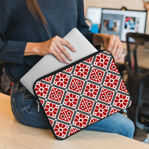 Capa Para Notebook Bordado Étnico Eslavo, Tradicional Balcânico