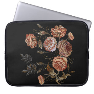 Capa Para Notebook Bordados clássicos entalhes vintage do padrão de
