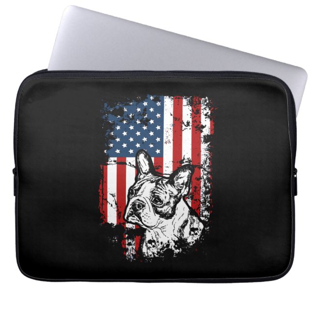 Capa Para Notebook Boston terrier (Frente)