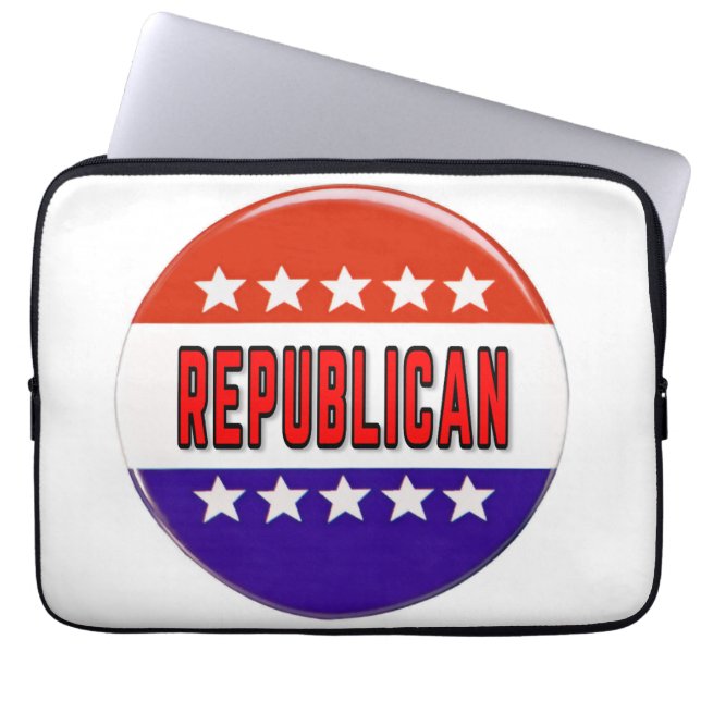 Capa Para Notebook Botão Republicano (Frente)