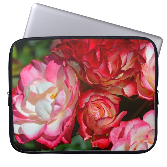 Capa Para Notebook Botões de rosa rosa (Frente)
