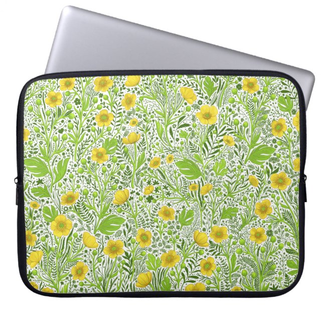 Capa Para Notebook Botões em branco (Frente)