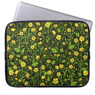 Capa Para Notebook Botões em preto