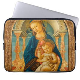Capa Para Notebook Botticelli (1445-1510) Madona e Menino Entronados