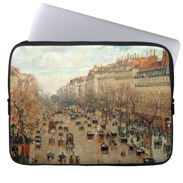 Capa Para Notebook Boulevard Montmartre-Eremitage Camille Pissarro (Frente)