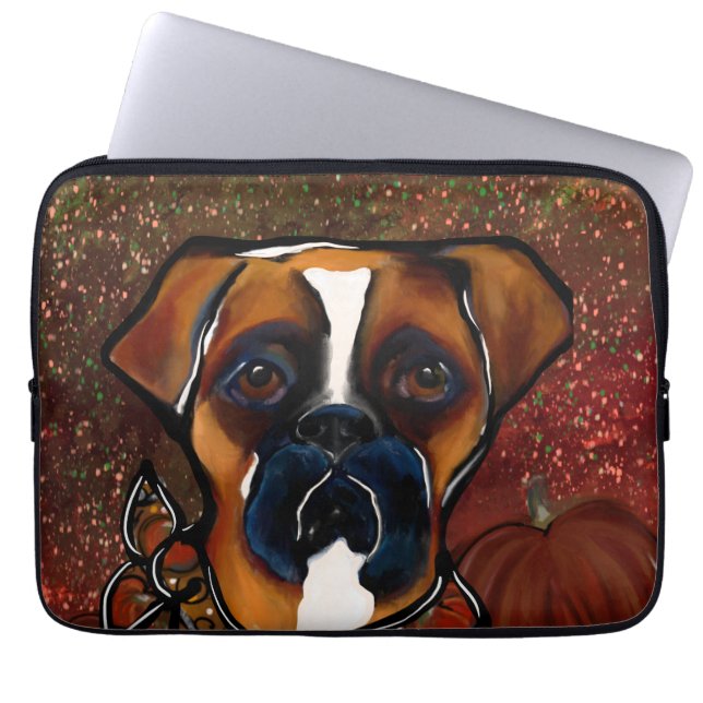 Capa Para Notebook Boxer Dog (Frente)