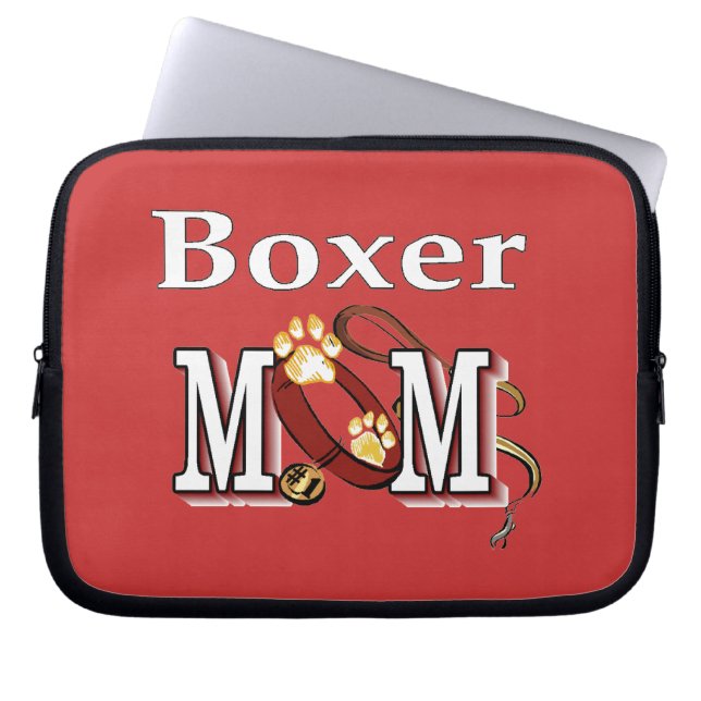 Capa Para Notebook Boxer Dog MOM (Frente)