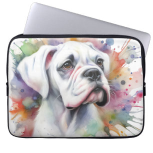 Capa Para Notebook Boxer Whimsical Boxer Joy-Dog Embolado com Padrões