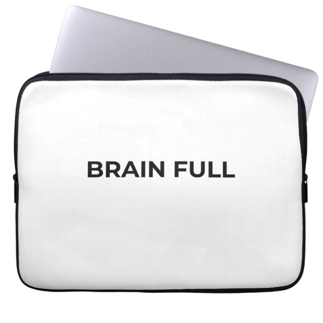 Capa Para Notebook Brain Full Minimalist Professional Laptop Sleeve (Frente)