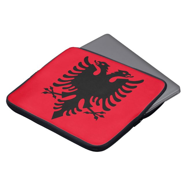 Capa Para Notebook Brasão albanesa (Frente Topo)