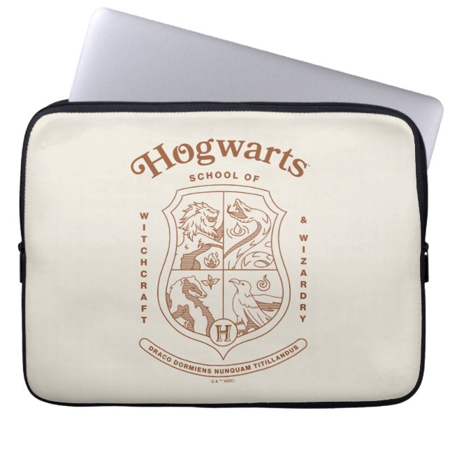 Capa Para Notebook Brasão da Escola de Magia e Bruxaria HOGWARTS™ (Frente)