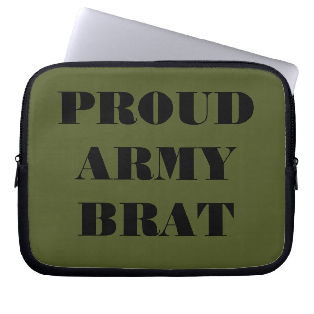 Capa Para Notebook Brat do Exército de bolsa de laptop Ortod (Frente)