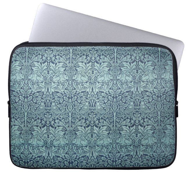 Capa Para Notebook Brer Rabbit de William Morris, Padrão Têxtil (Frente)