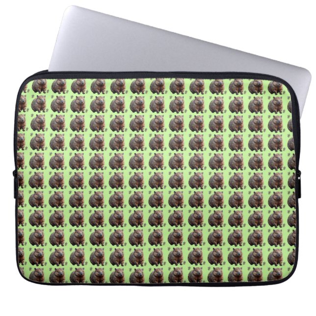 Capa Para Notebook Brickwork Burrow: Uma Canvas Verde da Mulher, (Frente)