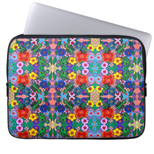 Capa Para Notebook Bright Abstrato Flower Art