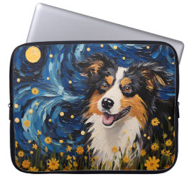 CAPA PARA NOTEBOOK BRIGHT STARRY NOITE COM O CACHERDE AUSTRALIANO