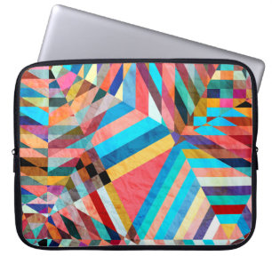 Capa Para Notebook Bright Watercolor: Fundo da Fantasia Abstrato