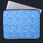 Capa Para Notebook Brilhante Azul Elegante e cintilações<br><div class="desc">O brilho azul elegante e o padrão de textura brilha. Disponível em outros produtos.</div>