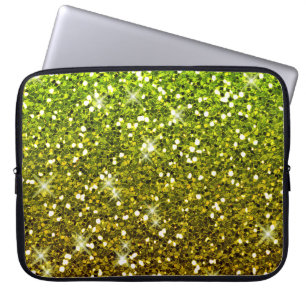 Capa Para Notebook Brilhantes Dourados Verdes Claros e Brilhantes