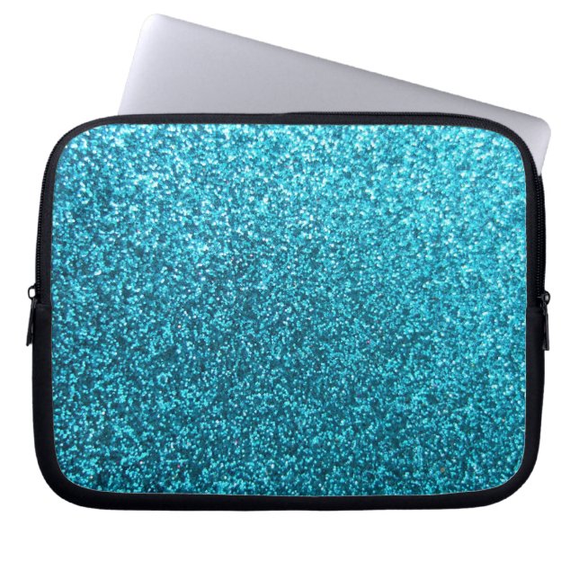 Capa Para Notebook Brilho azul do falso (Frente)
