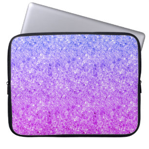Capa Para Notebook Brilho Azul E Rosa