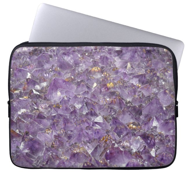 Capa Para Notebook Brilho de Âmbar Ametista (Frente)