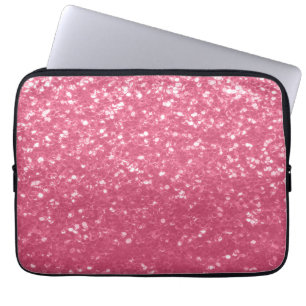 Capa Para Notebook brilho de faíscas da rosa de rosa claro da