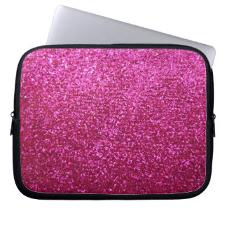 Capa Para Notebook Brilho do rosa quente do falso
