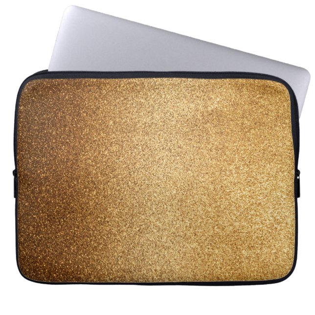 Capa Para Notebook Brilho Dourado  (Frente)