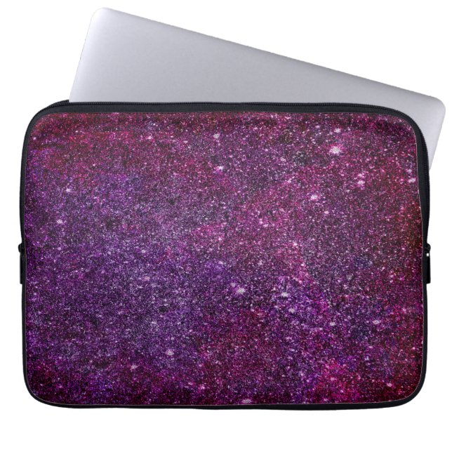 Capa Para Notebook Brilho roxo fabuloso (Frente)