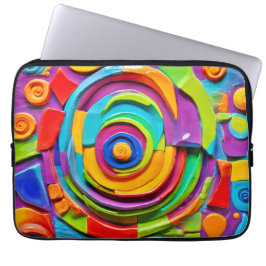Capa Para Notebook Brincadeira Surreal Colorida
