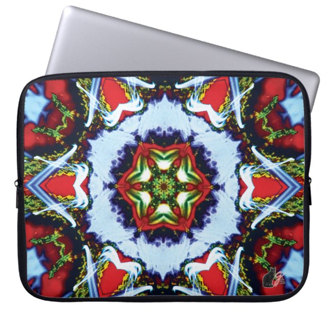 Capa Para Notebook Brindle Kaleidoscope (Frente)