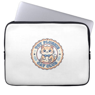 Capa Para Notebook Brinquedo de Pelúcia Gato Camiseta de Gato Fofo De