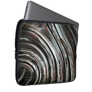 Capa Para Notebook Brisas prateadas muito rústicas ou recortes circul