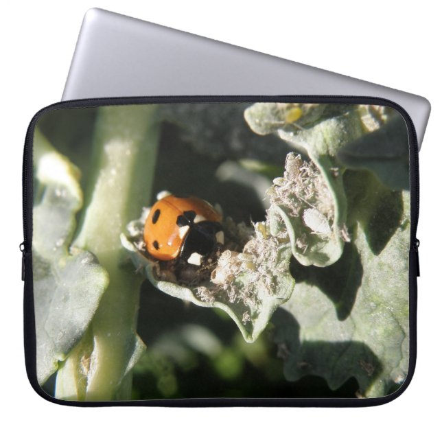 Capa Para Notebook British 7 Spot Ladybug Laptop Bag (Frente)