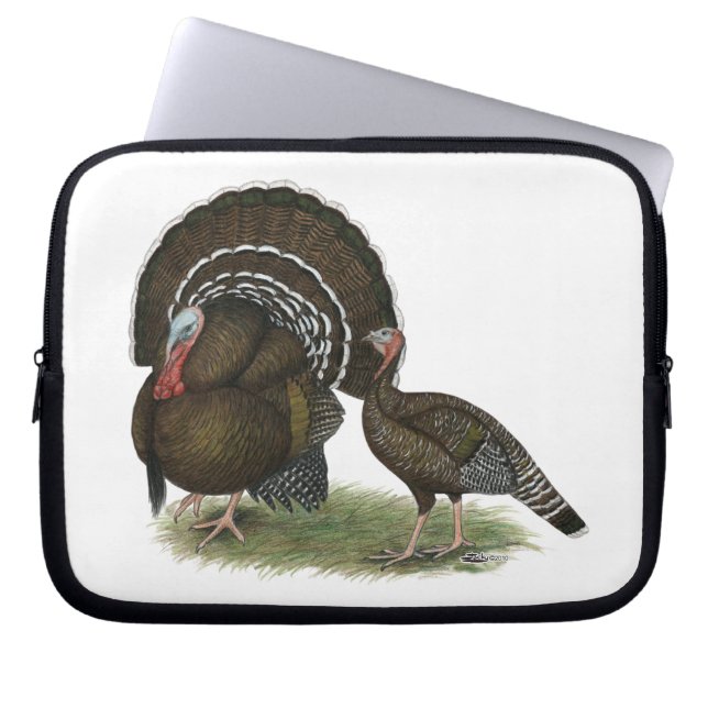Capa Para Notebook Bronze padrão da Turquia (Frente)