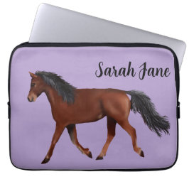Capa Para Notebook Brown Arabian Horse