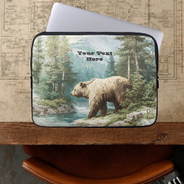 Capa Para Notebook Brown Bear