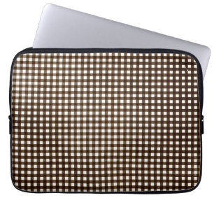 Capa Para Notebook Brown Gingham