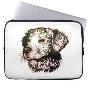 Capa Para Notebook Brown Puppy Sketch