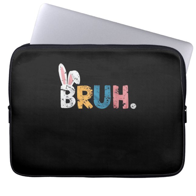 Capa Para Notebook Bruh Easter Bunny Cute Memória Para Crianças _2 (Frente)