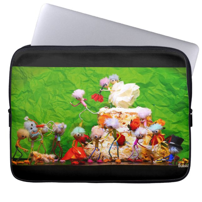 Capa Para Notebook Bruidsfeest van de Fubby's. (Frente)