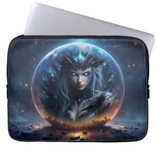 Capa Para Notebook Bruxa Cósmica – Nascida da Esfera Estelar.